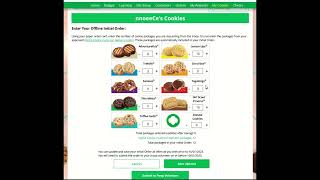 Digital Cookie for Girls: Initial Order Card Entry (2024)