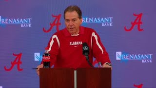 What Nick Saban said following Alabama’s first practice of spring