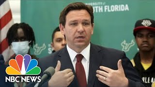 Outrage After Florida Gov. DeSantis Yells at Teens For Wearing Masks