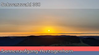 Sonnenaufgang am Herzogenhorn