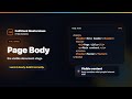 HTML Elements: Page Body - The Visible Page Body