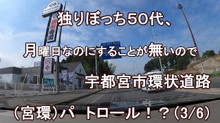 独りぼっち５０代、月曜日なのにすることが無いので、宇都宮市環状道路（宮環） パトロール！？（3/6）