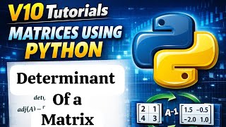 Determinant of Matrix || Python program