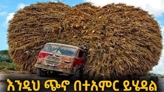 አለምን ጉድ ያስባለው ከአቅም በላይ ጭኖ የሚሄደው መኪና