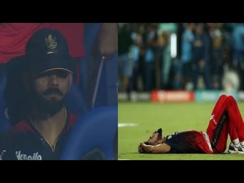 RCB Feeling Sad 🥺Moment After Lose The Match Against GT |Virat Kholi ...