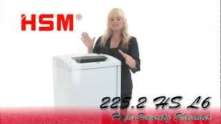 HSM 225.2 HS L6 High Security Shredder