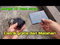 Charger handphone panel surya || Cas HP pakai sinar matahari.