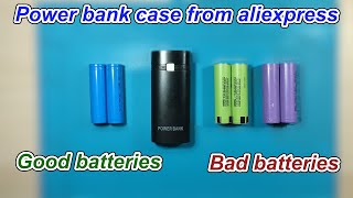 Power Bank case from Aliexpress Review + Bad VS Good baterries / Prenosiva baterija sa Aliexpresa