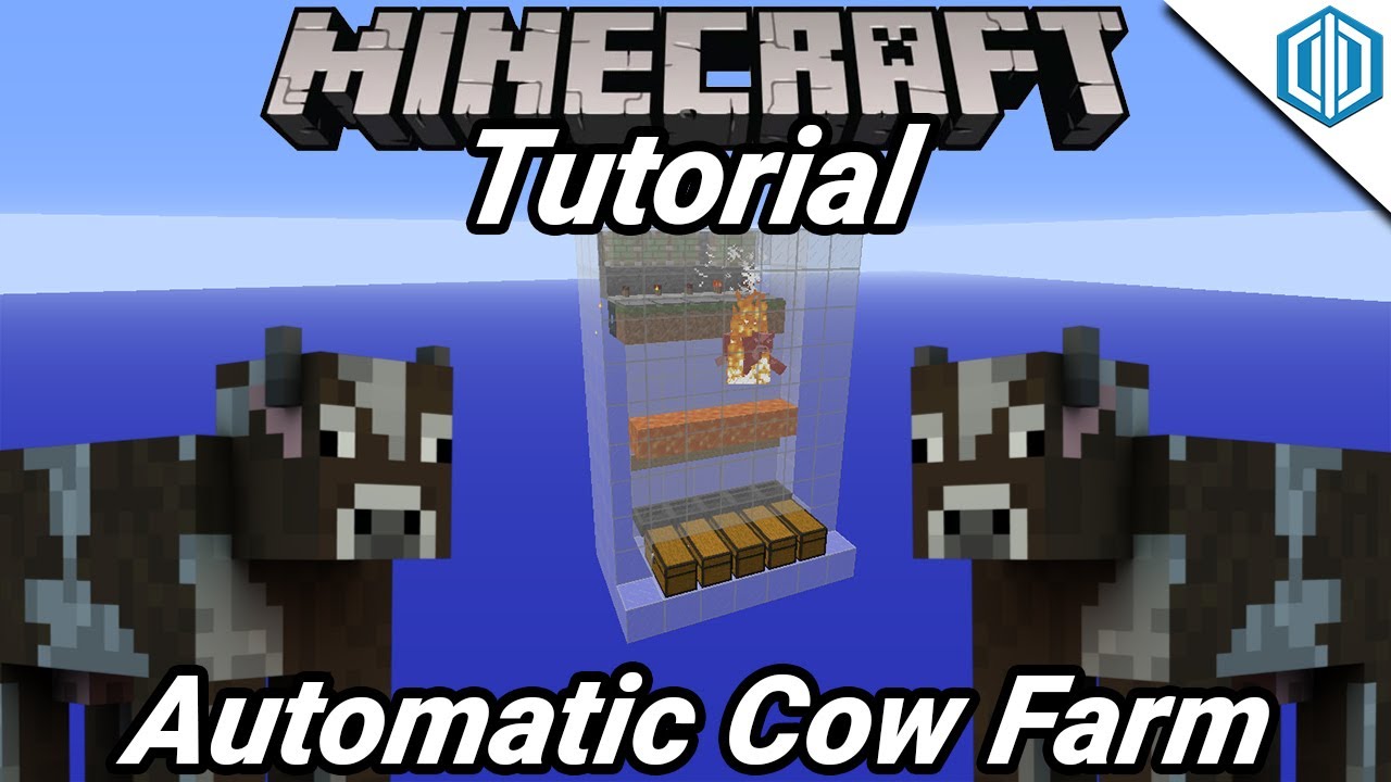 Automatic Cow Farm Minecraft Factions Tutorial Youtube