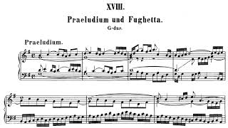 J. S. Bach - Prelude \u0026 Fughetta in G Major, BWV 902, Harpsichord