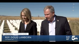 Rep. Lamborn honors Retired Col. Victor Fernandez on Veterans Day at Pikes Peak National Cemetery