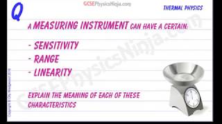 Measuring Instruments in Physics - Sensitivity, Range and Linearity