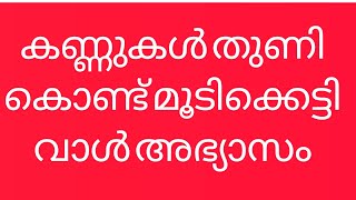 കണ്ണ് മൂടിക്കെട്ടിയവന്റെ വാളുകൊണ്ടുള്ള മായാജാലം കണ്ട് ഞെട്ടി ആളുകൾ . കാണാതെ പോകരുത്. വിസ്മയ കാഴ്ചകൾ