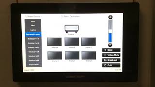 How To . . . Use the Crestron Touch Panel