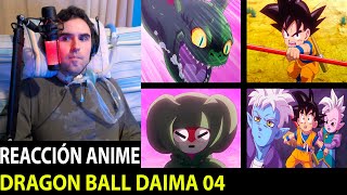 Reacción Anime DRAGON BALL DAIMA 04 Sub Español