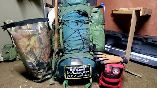 Winter Bushcraft kit and Survival load out ideas for Basic Wilderness Survival class