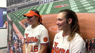 Clemson 10, South Carolina 0: Alia Logoleo, Valerie Cagle