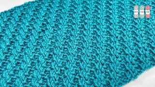 How to Knit the Diagonal Rib Stitch