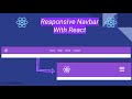 Responsive Navbar using React || 2023 || ReactJs