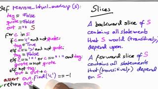 Forward Slice - Software Debugging