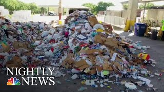 U.S. Faces Recycling Crisis After China Rejects American Recyclables | NBC Nightly News