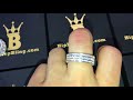 channel set bling bling eternity 360 cz hip hop ring rhodium hip hop jewelry