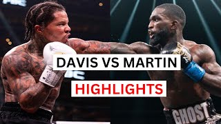 Gervonta Davis vs Frank Martin Highlights & Knockouts