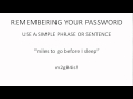 How to create a strong password