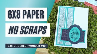 6x8 Paper Busting Template | Scrapbookcom Peppermint Collection