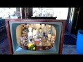 Vintage TV bar, wired with sound and lights!