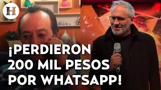 Arath de la Torre y Germán Ortega revelan como fueron víctimas de estafa por WhatsApp