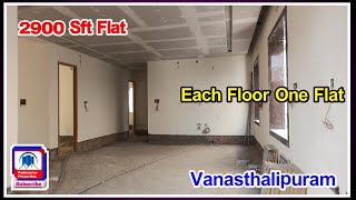 2900 Sft Flat For Sale in Hyderabad || Vanasthalipuram ||Each Floor One Flat || Padmasree Properties