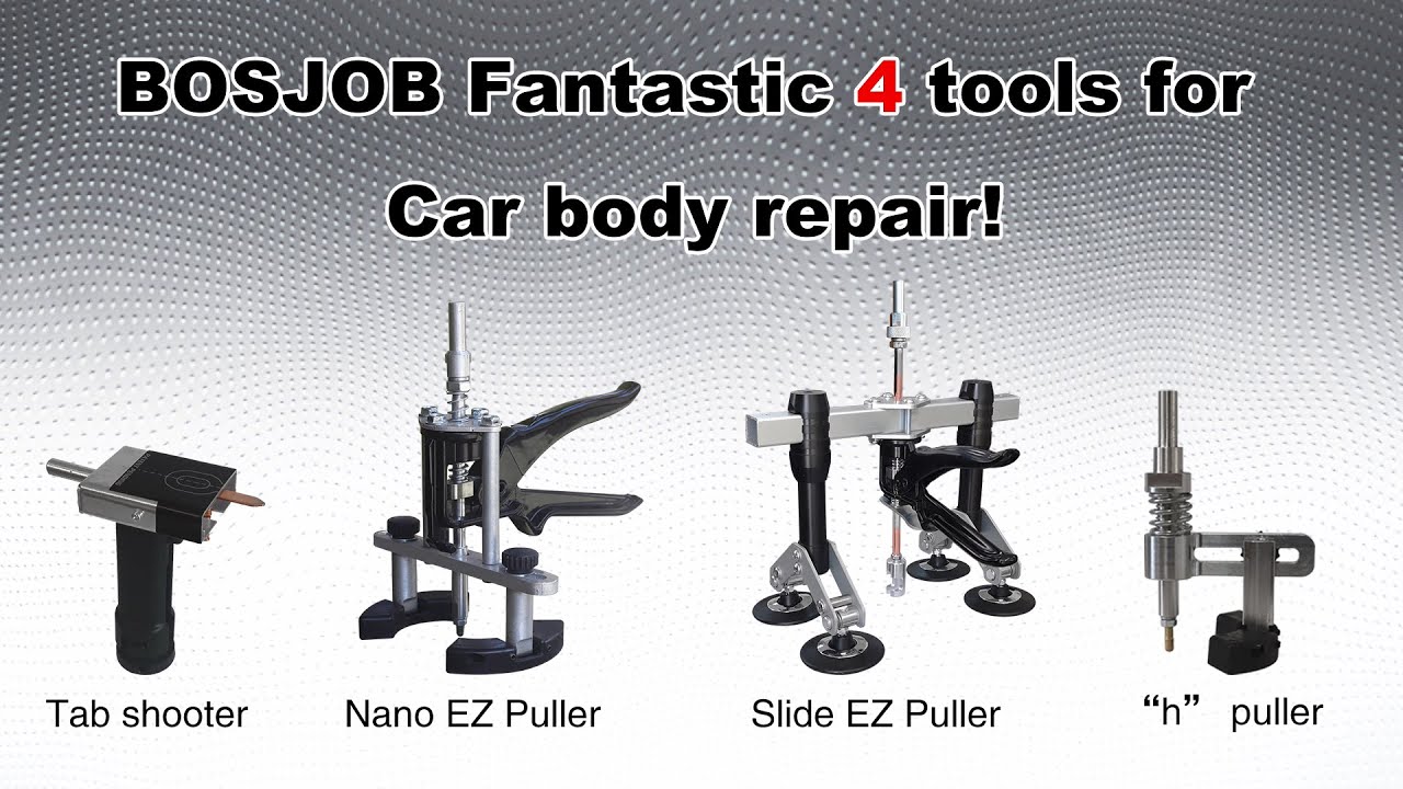 BOSJOB Fantastic 4 Tools For Car Body Repair! - YouTube