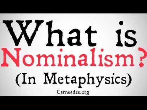 What do Nominalists believe?