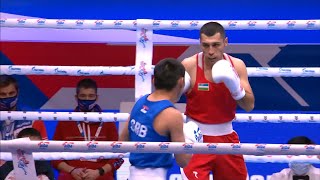 Day 5 (54kg) ZOIROV Shakhobidin (UZB) vs  GALANOV Tamir (SRB) | AIBA WCHs 2021