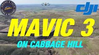 DJI Mavic 3 At The Cabbage Hill Viewpoint Overlooking Pendleton Oregon