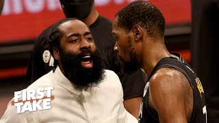 Can the Nets win a game without Kyrie Irving and James Harden? | First Take