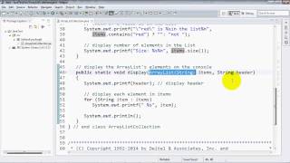 JAVA Tutorials for Beginners 78 Generic ArrayList T collection demonstration