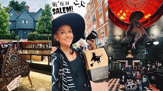 We’re in SALEM!🎃 Spooky Shopping + Salem Witch Board Museum, Witch House, & More!✨ Our First Time!🖤