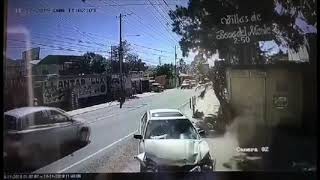 Aparatoso accidente de tránsito en Boca del Monte