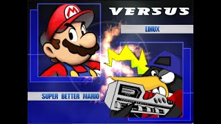 Mugen Super Better Mario vs Tux