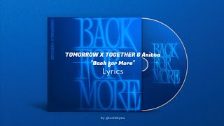 TXT ‐ 'Back for More' Lyrics (ft. Anitta) [Coded Lyrics]