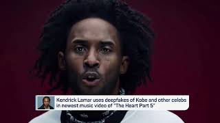 Kendrick Lamar uses deepfakes of Kobe & other celebs 💜 | Jalen & Jacoby