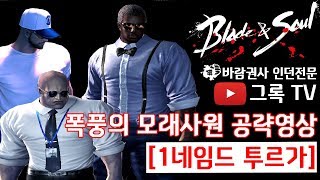 [블소]  폭풍의 모래신전 1네임드[투르가] 공략영상