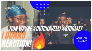 THERE IS BEEF?!? Tion Wayne x Dutchavelli x Stormzy - I Dunno [Music Video] REACTION!