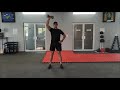 single arm crossover clean press