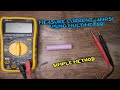 How to use a Multimeter for beginners: Current measurement / Multimeter tutorial