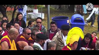 His Eminence the 10th Lhagya la rinpoche la visited our GRL monastery mon Bomdila A.P