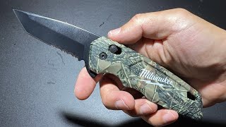 MIWAUKEE FASTBACK SPRING ASSIST TREE CAMO 48-22-1535 ยืม มีดพับสำหรับพราน