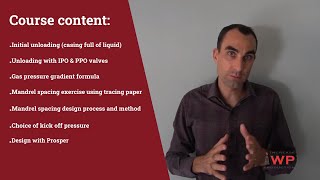 Gas Lift unloading and mandrel spacing design - Online training by IWP